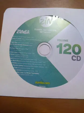 ZUMBA 최신 120 CD