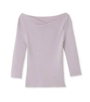 드레이프 데콜테 리브 니트 FRAY I.D LAV