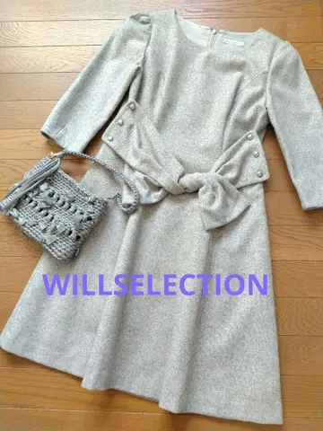 WILLSELECTION 트위드 원피스 새상품급