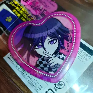 단간론파 오마 코키치 부끄러운 얼굴 하트 캔뱃지 난자타운