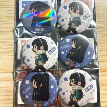 케이온 아키야마 미오 캔뱃지 6개 세트