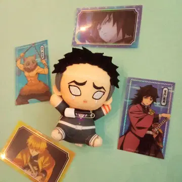 귀멸의 칼날 비명 마스코트 카드 세트