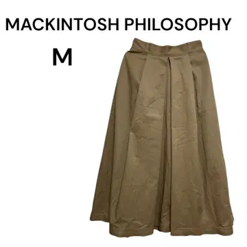 매킨토시 철학 롱 스커트 베이지 M