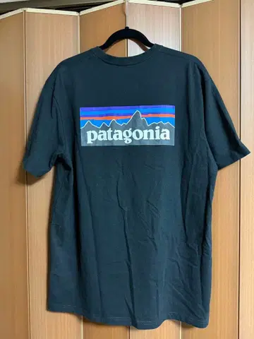 patagonia 블랙 T셔츠 L사이즈