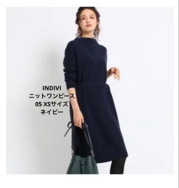 네이비 니트 원피스 L 사이즈