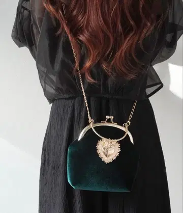 antique andico 가마구치 2WAY 숄더백