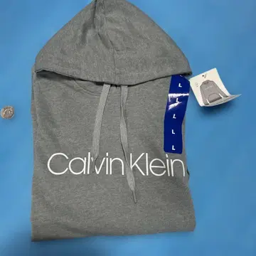 새상품 Calvin Klein 그레이 L 사이즈 후드티