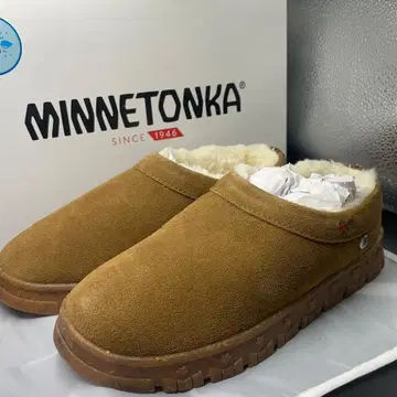 MINNETONKA NEVA 보아 슬립온 23cm TAN 브라운
