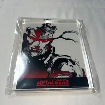 미개봉 새상품 메탈기어 솔리드 아크릴 블록 한정품