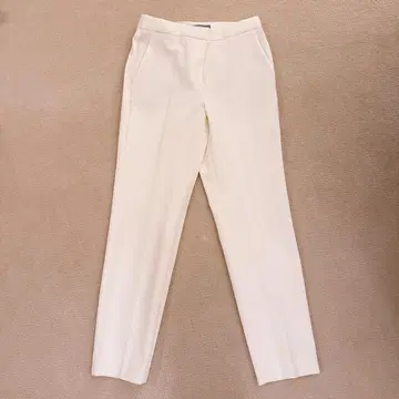 theory luxe 팬츠 화이트 M 03-2106410-000-038