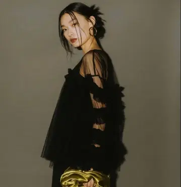 andresd 데코라티브 튤 상의