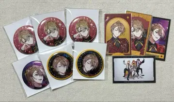 니지산지 IMPACT 태양조 랜덤 캔뱃지 사진풍 카드 후라 소토