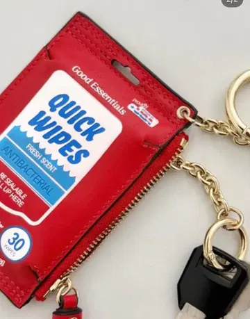 GOOD GRIEF! 굿그리프 QUICK WIPES KEY CHAIN