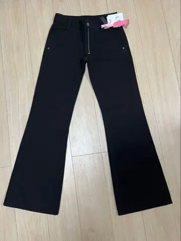 [SSENSE 구매 정품] 블랙 슬림 플레어 청바지