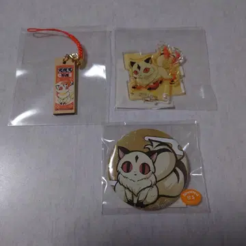 이누야샤 목찰 스트랩 아크릴 스탠드 캔뱃지 카페 복권 키라라
