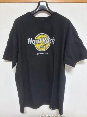 Hard Rock Cafe T셔츠 ST. MAARTEN 블랙 XXL