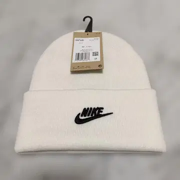 NIKE 화이트 니트 모자
