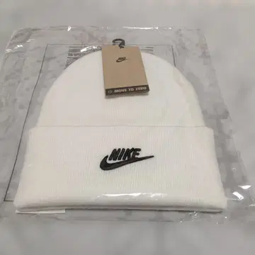 NIKE 나이키 니트 모자 화이트