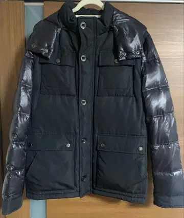 EPOCA UOMO 남성용 다운 자켓 점퍼 블랙