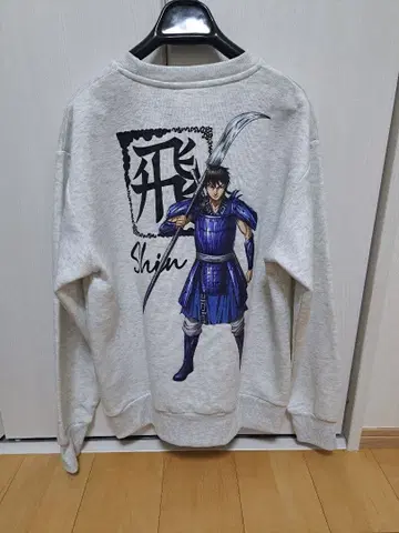 [새상품] 킹덤/KINGDOM 신 백 프린트 속기모 스웨트 M 사이즈