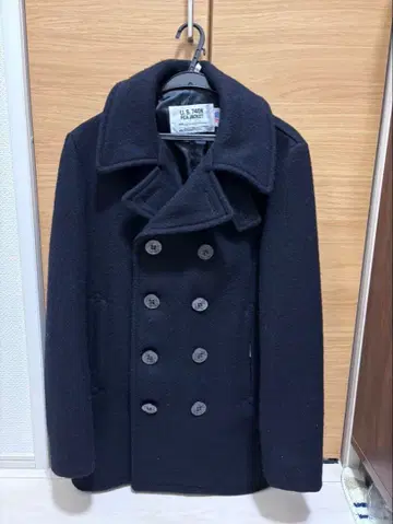 Schott 740US PEACOAT 피코트 S 다크 네이비