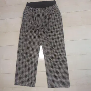 CPCM 기하학 패턴 브라운 캐주얼 팬츠