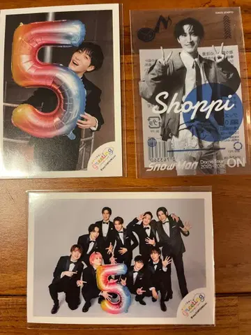 와타나베 쇼타 쇼삐 SnowMan 미니 포토 스티커 클리어 스티커