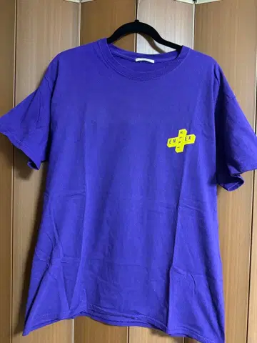 ENTER 보라색 T셔츠