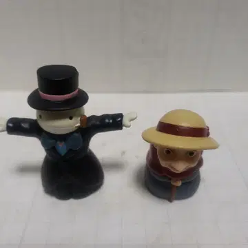 하울의 움직이는 성 소프트 비닐 손가락 인형 세트입니다.