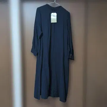 LE CIEL A TEMPS DOUX 네이비 셔츠 원피스