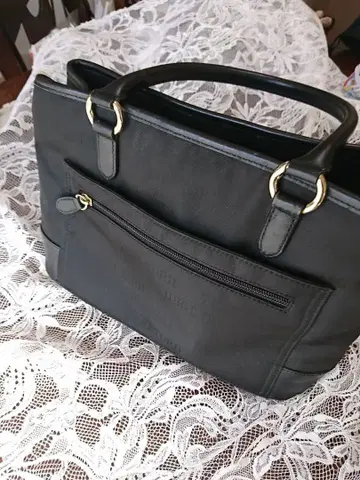 토리이유키 블랙 토트백 수납 다수