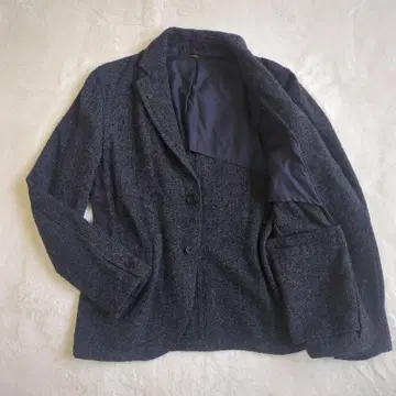 유나이티드 애로우즈 테일러드 자켓 싱글 2B 트위드 실크 혼방