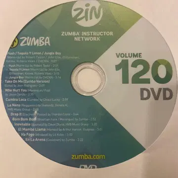 최신작 ZUMBA zin120 DVD