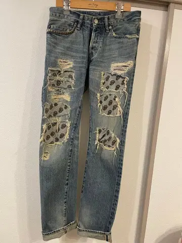 HYSTERIC GLAMOUR 데미지 데님 (롤링 스톤스)