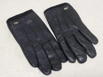 [중고] 대한민국 공군 가죽 방한 장갑 대형(L) 관급품