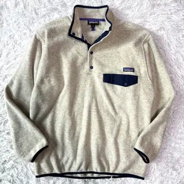 XL 상당 파타고니아 라이트웨이트 신틸라 스냅T 플리스 오트밀