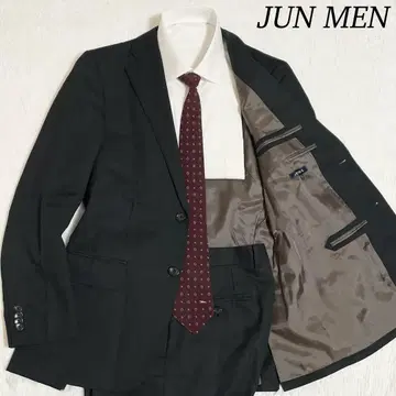 준맨 JUN MEN 셋업 수트 자켓 스트레치 M 블랙