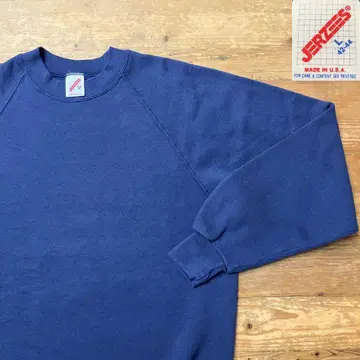 90s JERZEES USA제 래글런 맨투맨 무지
