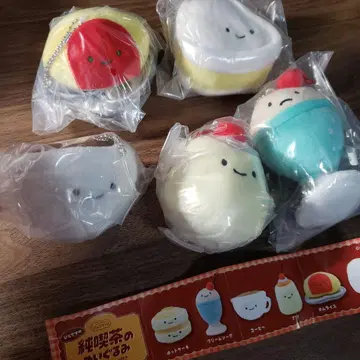 닛코리-노 히토야스미 순수다방 봉제 인형 캡슐 토이 5개 세트