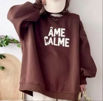 시마무라 MAYO 루즈핏 로고 풀오버