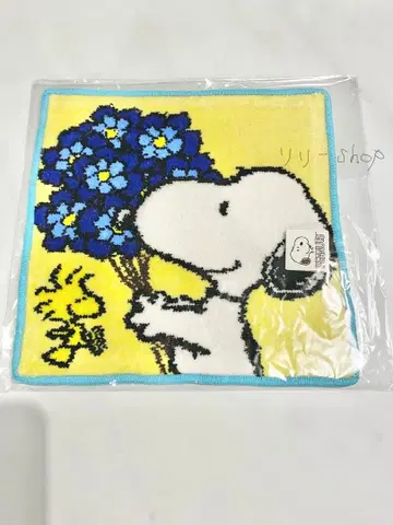 택 포함 새상품 스누피 PEANUTS 셔닐 타월 부케
