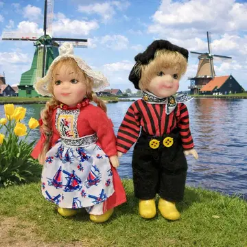 네덜란드 전통 의상 인형 세트 입상 증정 포함