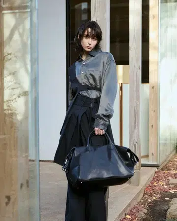 ilean 보스턴 백 black