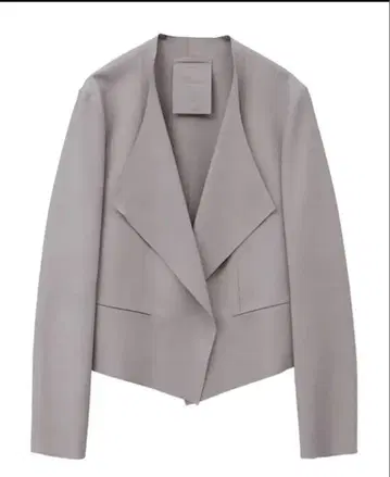 그레이 노카라 자켓 M 사이즈