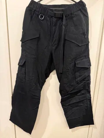 Y-3 블랙 카고 팬츠