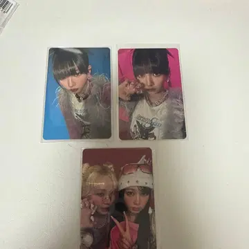 aespa HOTMESS K-POP 트레이딩 카드 3장 세트