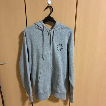 That's life 그레이 더블 지퍼 후드티