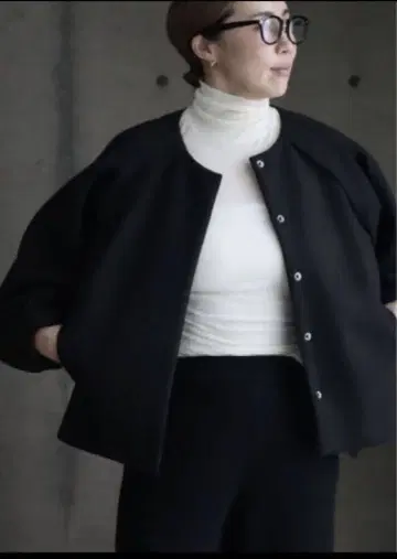 ella melton jersey tuck blouson