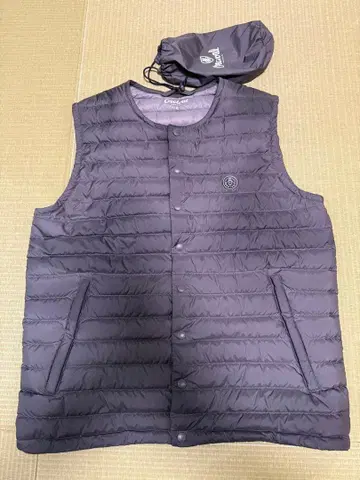 Orcival 다운 베스트 다크 그레이 수납 봉투 포함