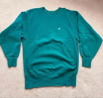 챔피온 리버스 위브 90s USA제 XL 에메랄드 그린